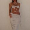 Bananhot Dresses | Milan Dress - Ivory Lurex